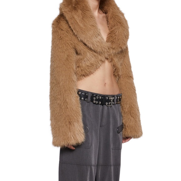 Dolls Kill Tan Teddy Jacket - Picture 5 of 7